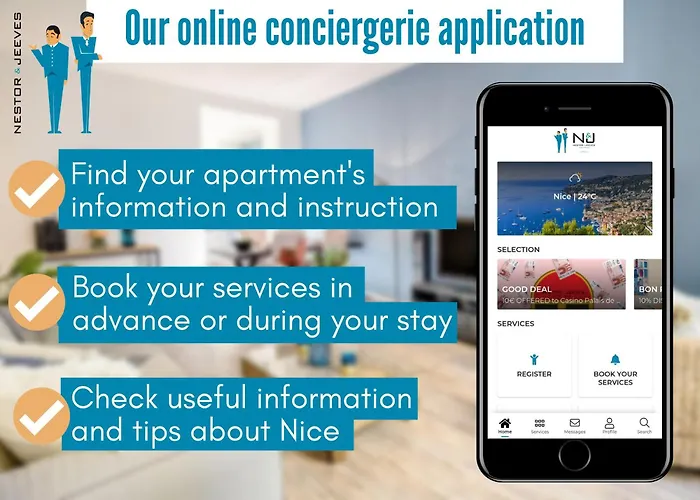 Appartement Nestor&jeeves - Breaktime - Sea View - Parking Nice